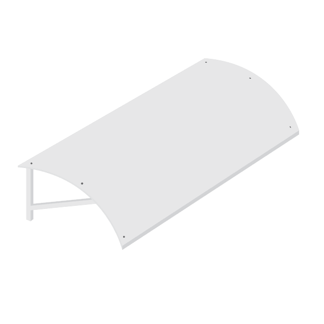 Metalltak buet 920x540x200mm